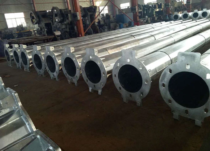 monopole tower for transmission line