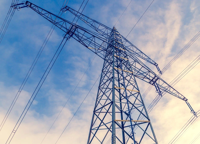 برج فولاذية بزاوية كهربائية