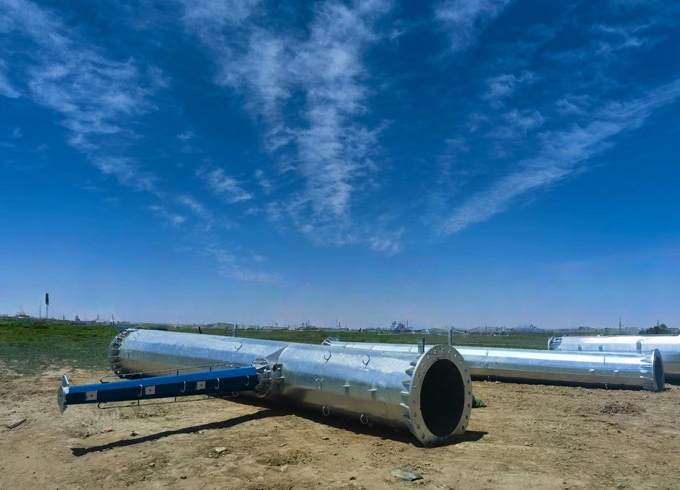 electrical steel pole